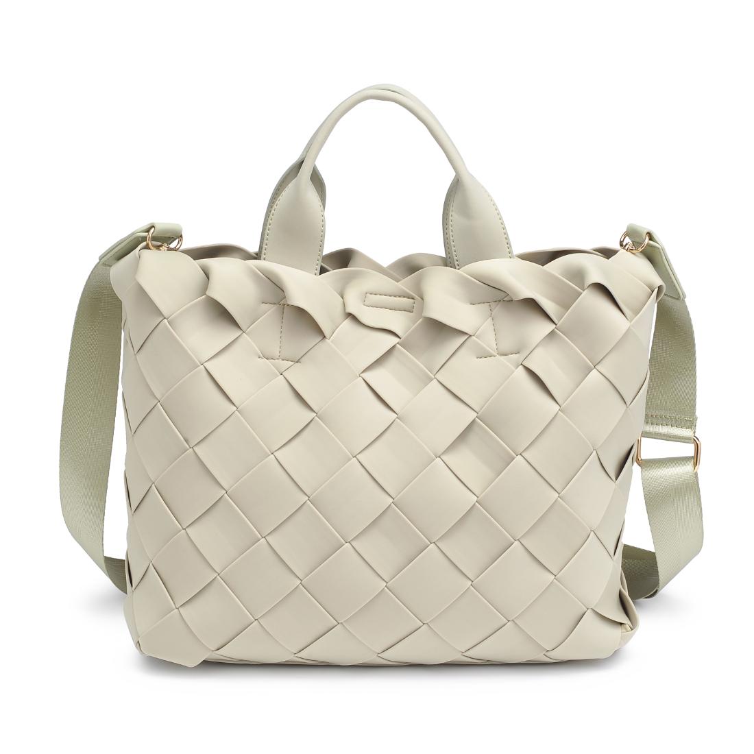Woman wearing Sage Urban Expressions Ruth Tote 840611146755 View 5 | Sage