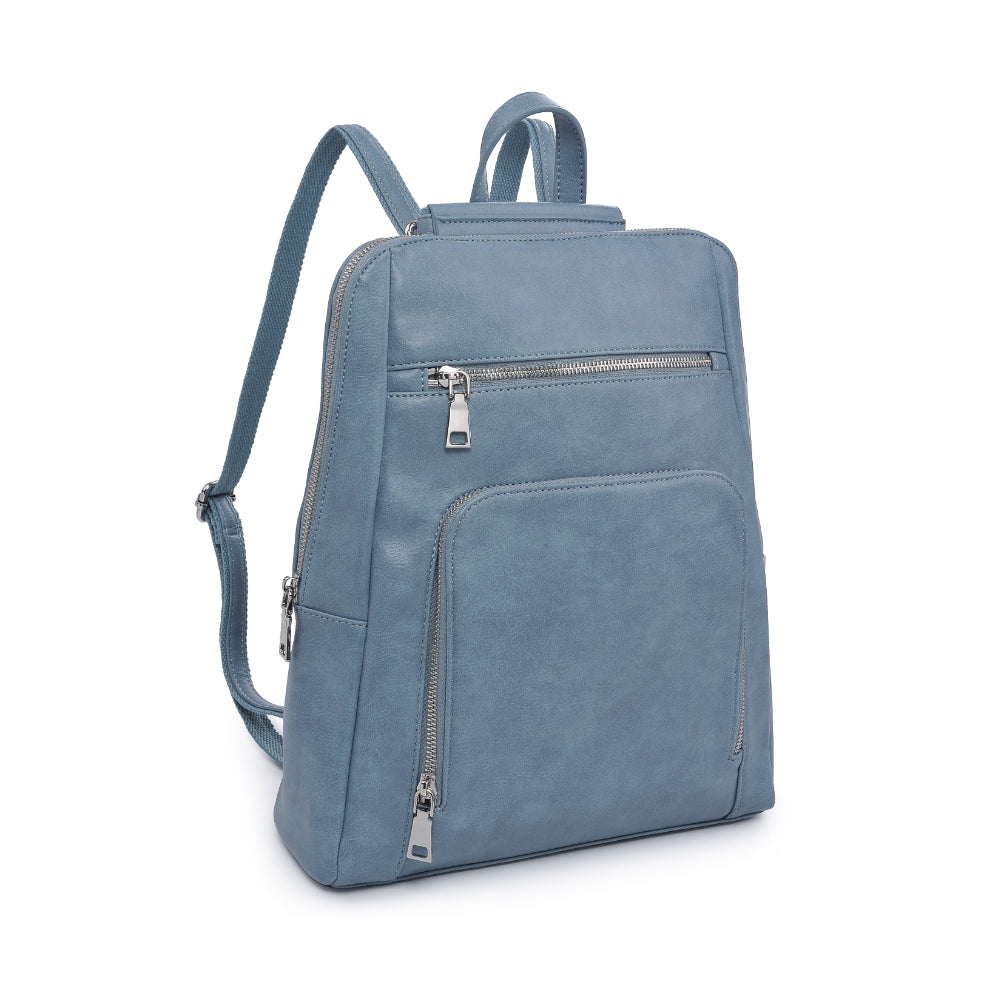 Product Image of Urban Expressions Gramercy Backpack 840611178695 View 6 | Blue