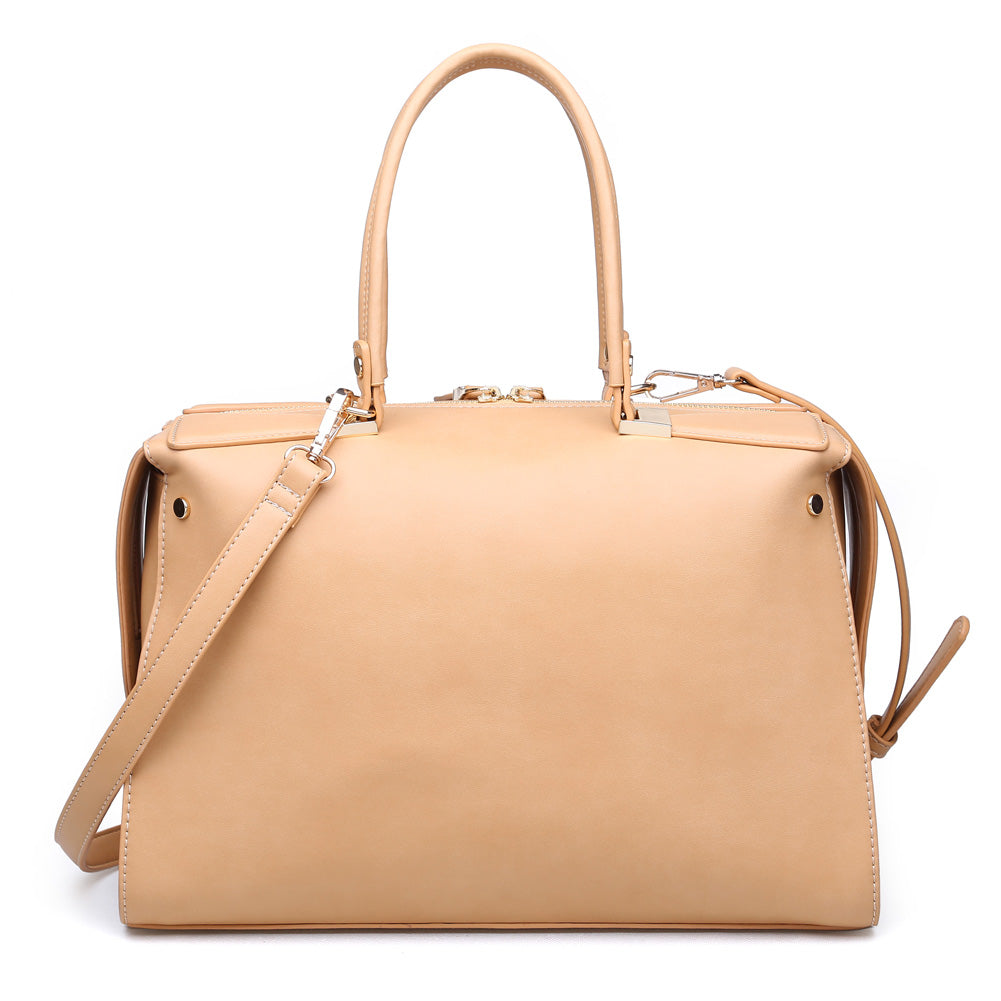 Product Image of Urban Expressions Nadia Satchel NA-840611149893 View 3 | Mustard