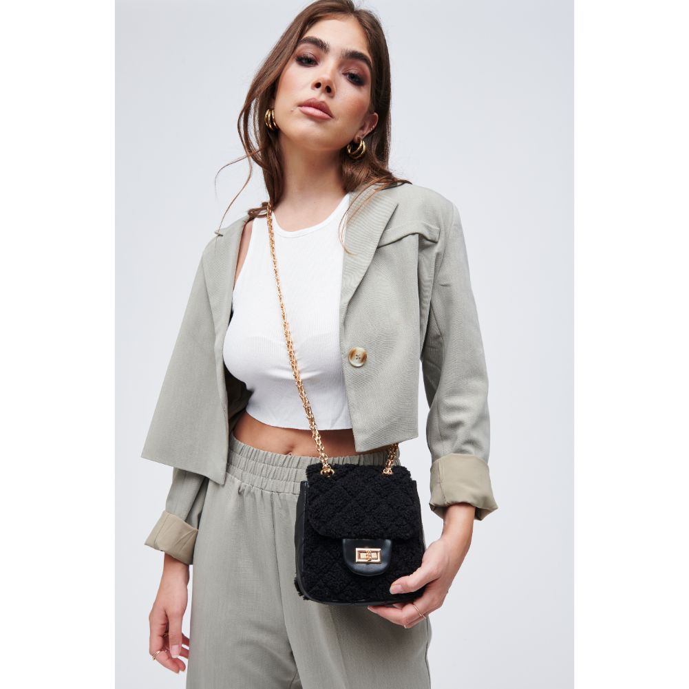Woman wearing Black Urban Expressions Dorper Crossbody 818209010078 View 2 | Black