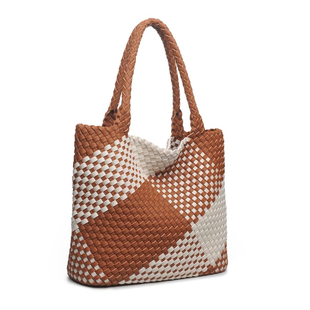 Product Image of Urban Expressions Cebu Tote 840611170767 View 2 | Tan Cream