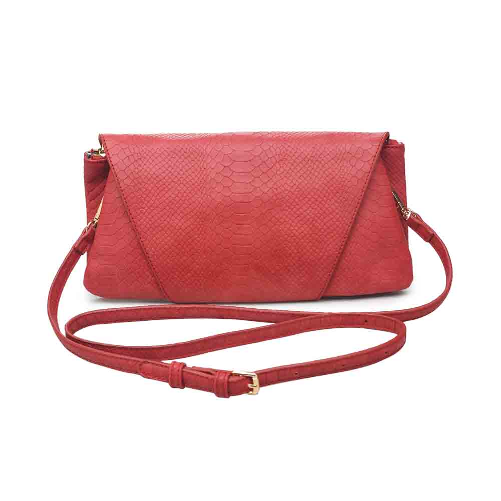 Product Image of Urban Expressions Leah Snake Crossbody NA-840611123565 View 1 | Bordeaux