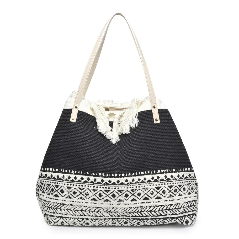 Product Image of Urban Expressions Vesper Tote 818209018005 View 5 | Black White