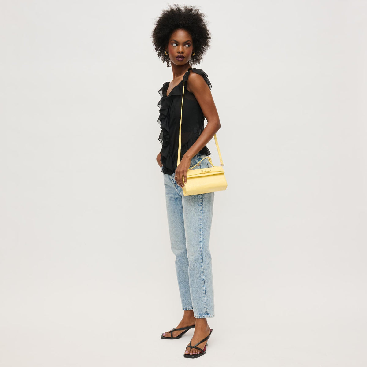 Woman wearing Butter Urban Expressions Thea Crossbody 840611149305 View 4 | Butter