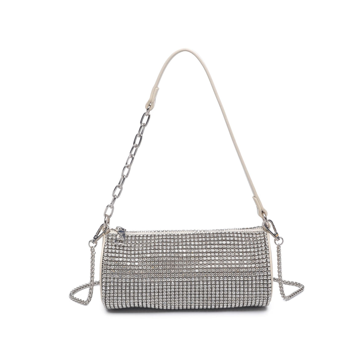 Product Image of Urban Expressions Britney Evening Bag 818209012652 View 5 | White