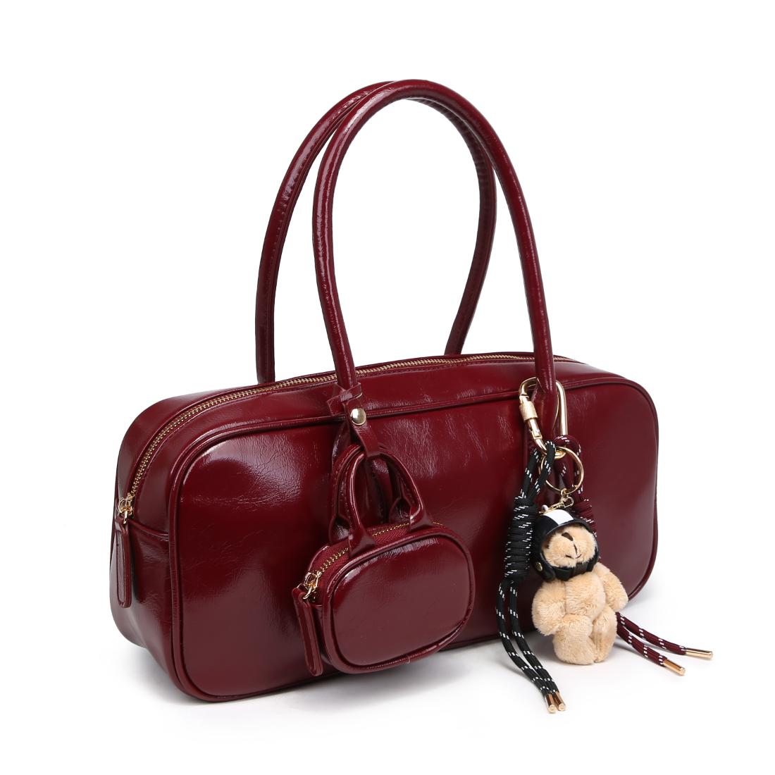Product Image of Urban Expressions Liora Shoulder Bag 840611198075 View 2 | Burgundy