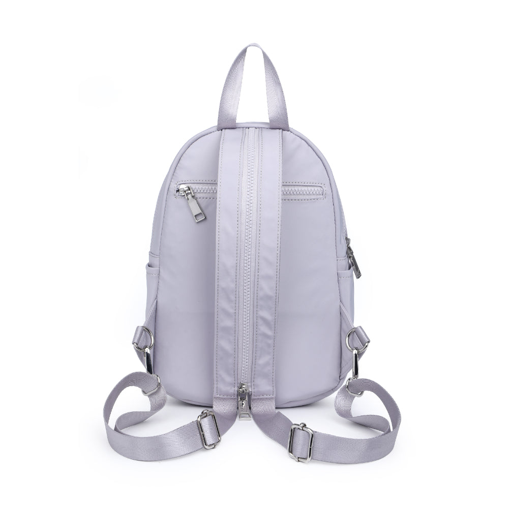 Product Image of Urban Expressions Brynlee Sling Backpack 840611180469 View 7 | Grey