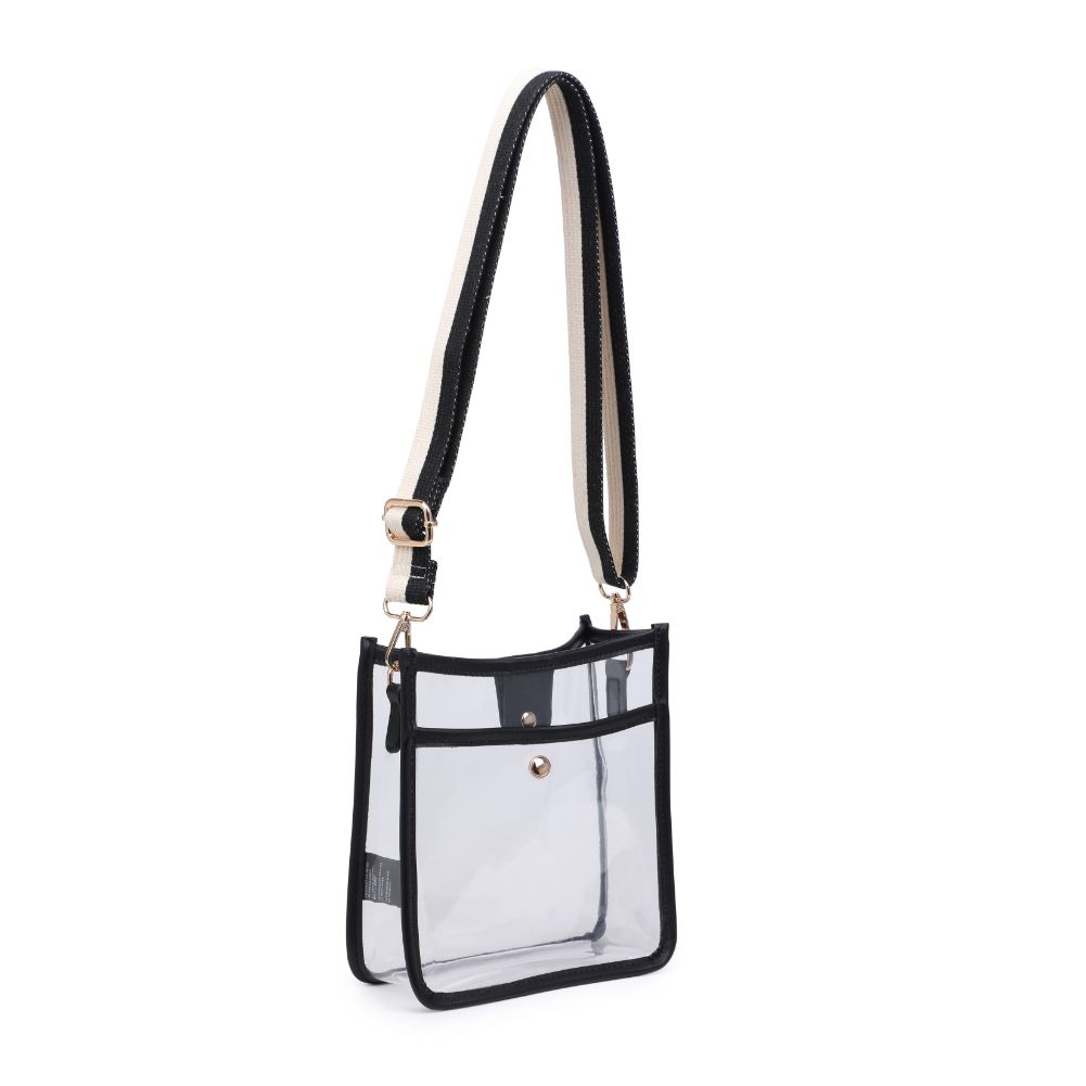 Woman wearing Black Urban Expressions Beckham Crossbody 840611119971 View 6 | Black