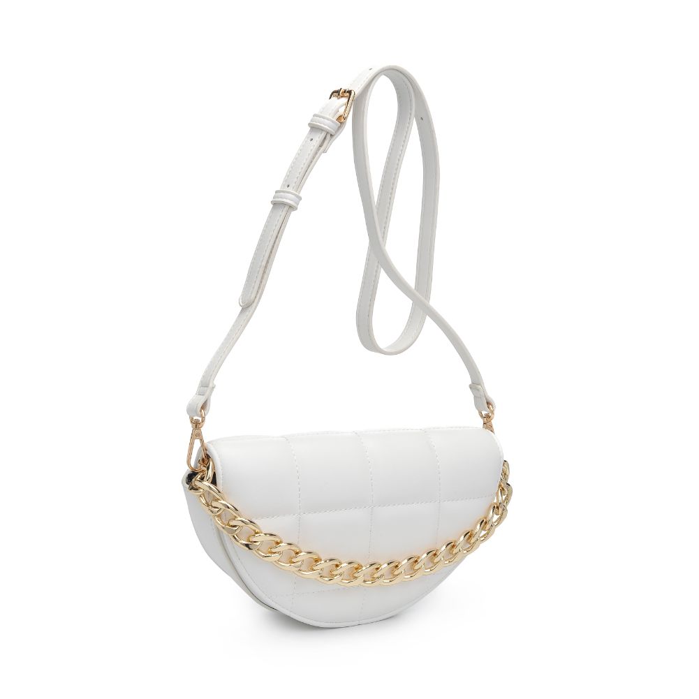Product Image of Urban Expressions Natalie Crossbody 840611178619 View 6 | White