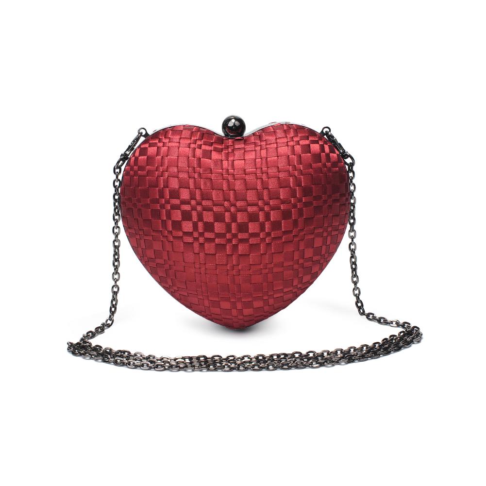 Product Image of Urban Expressions Amara Evening Bag 840611133427 View 7 | Burgundy