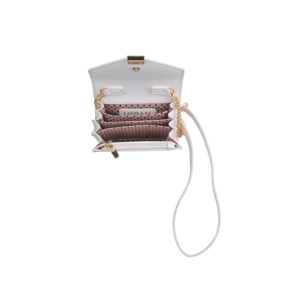 Product Image of Urban Expressions Jasmine - Croc Crossbody 840611171221 View 4 | White