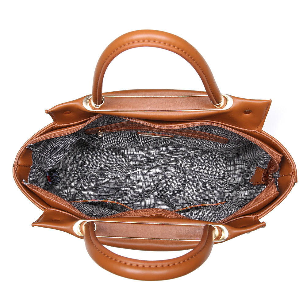 Product Image of Urban Expressions Greyson Satchel NA-840611149732 View 4 | Tan