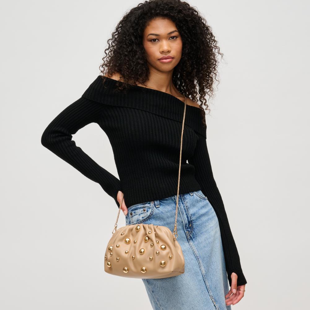 Woman wearing Natural Urban Expressions Carey Clutch 840611193810 View 3 | Natural