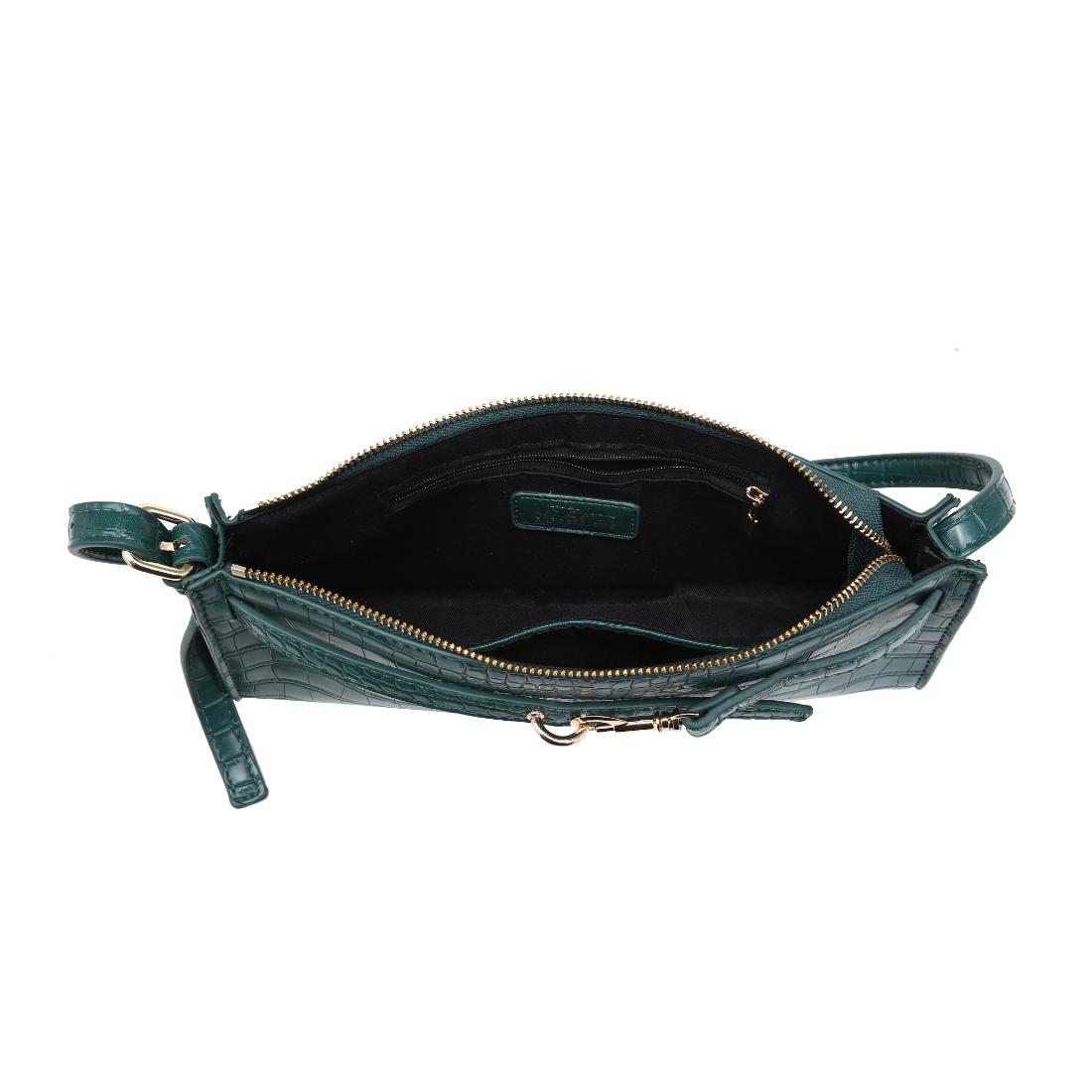 Urban Expressions Yaretzi - Croco Shoulder Bag 840504211058 View 4 | Emerald Croc