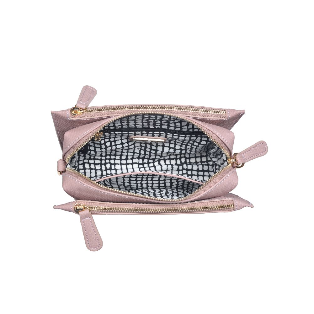 Product Image of Urban Expressions Rayna Snake Crossbody NA-840611164025 View 4 | Mauve