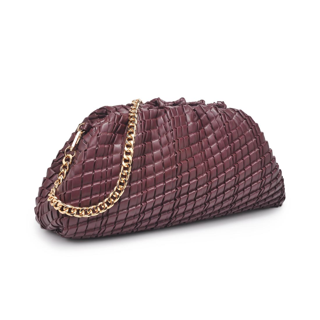 Product Image of Urban Expressions Veronica Clutch 840611198389 View 6 | Wine