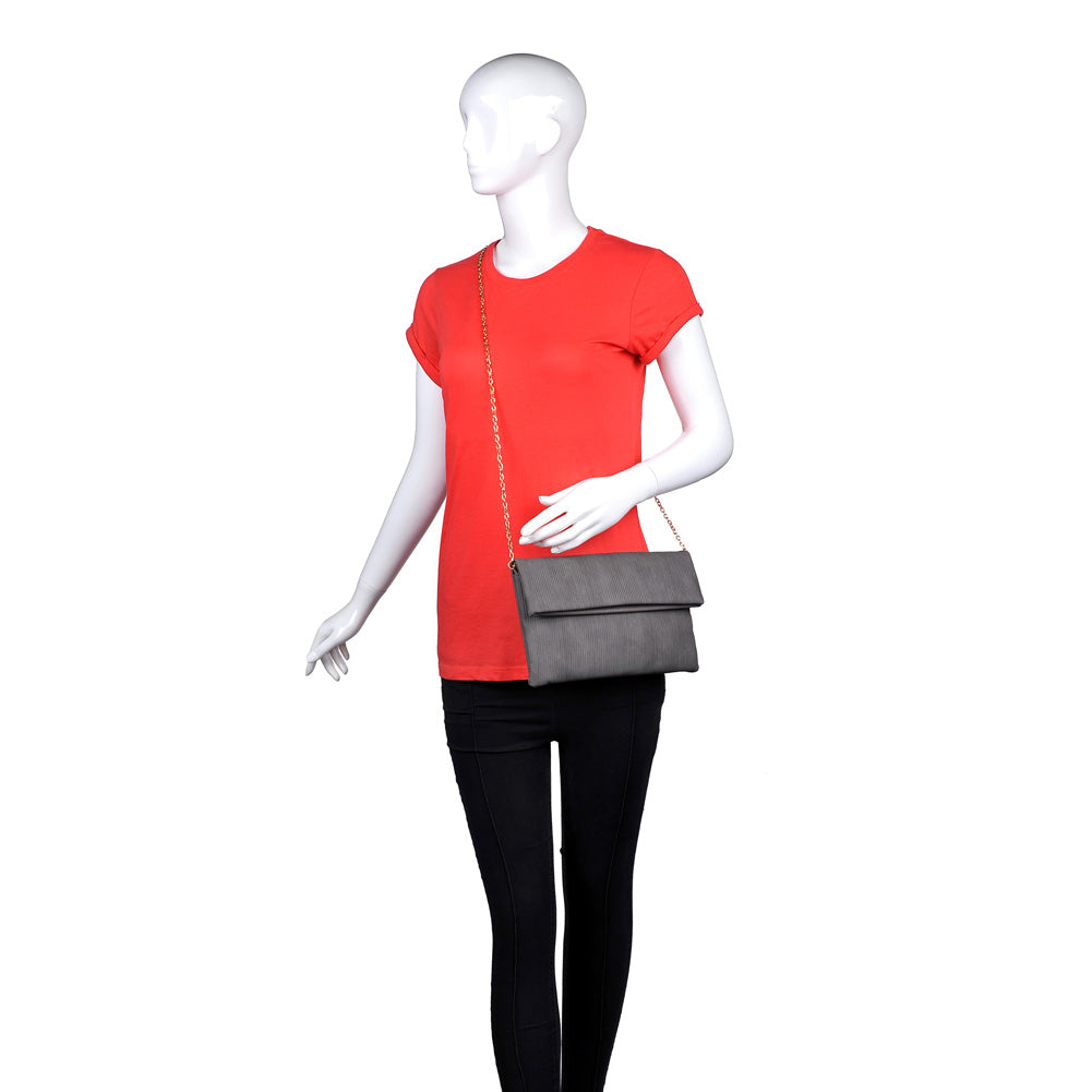 Product Image of Urban Expressions Althea Clutch NA-840611156389 View 5 | Grey