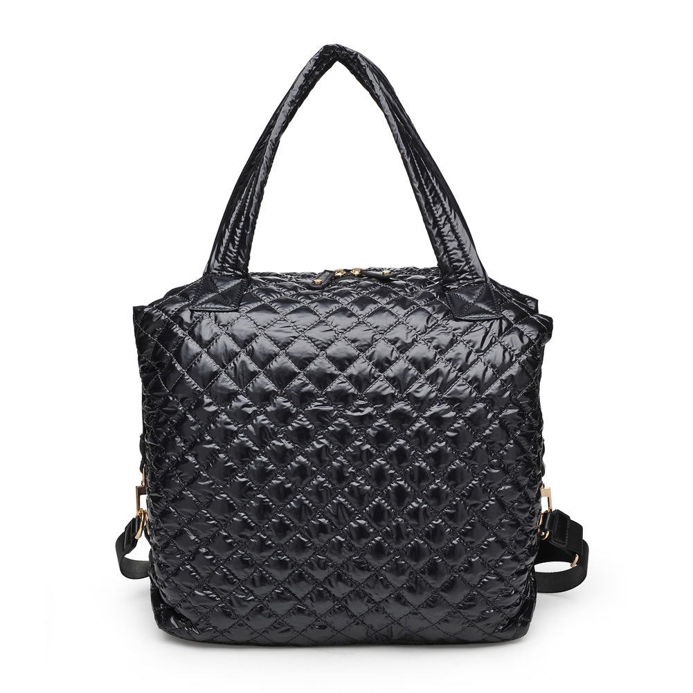 Woman wearing Black Urban Expressions Wanderlust - Large Tote 840611157553 View 5 | Black