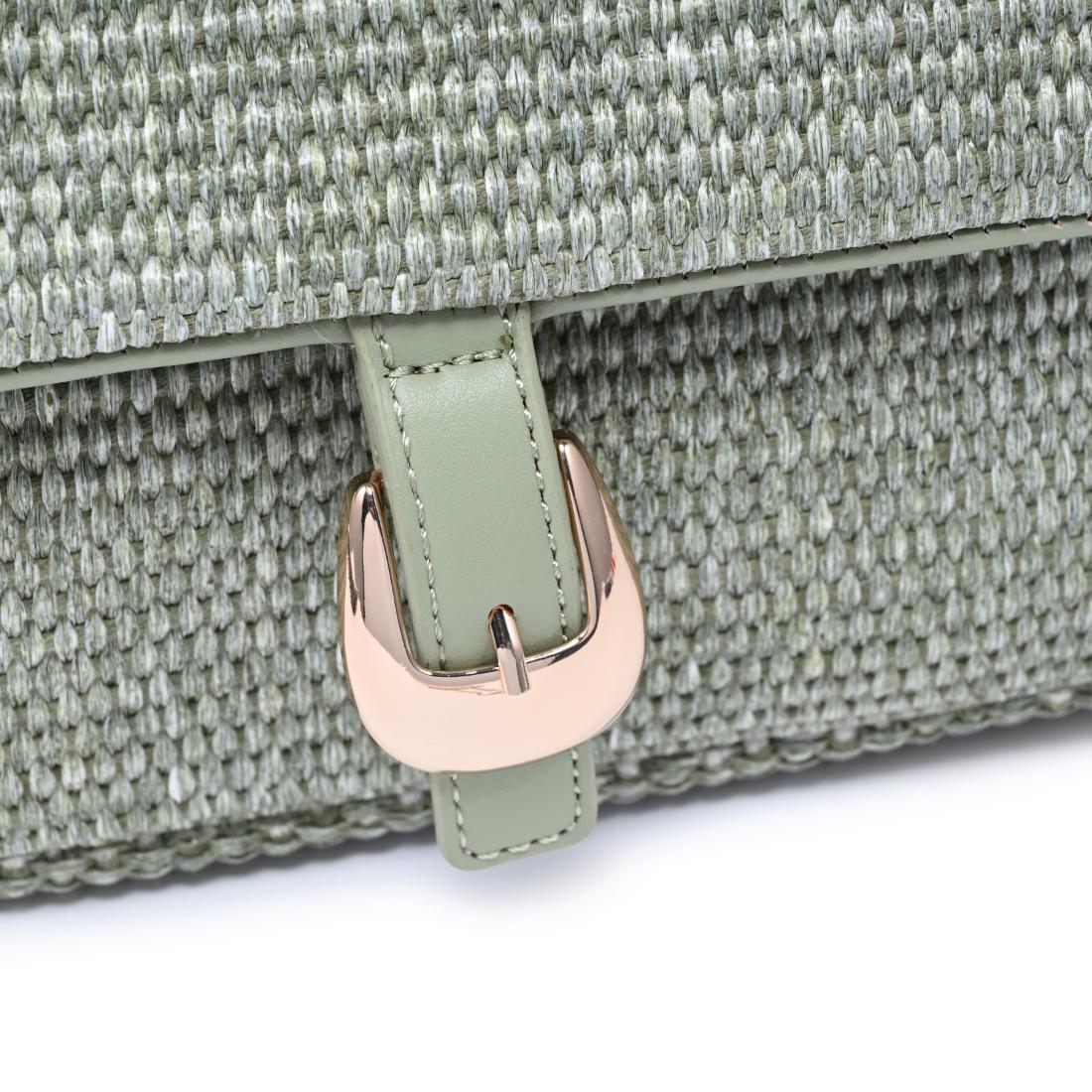 Urban Expressions Gloria - Straw Crossbody 840504205408 View 8 | Sage