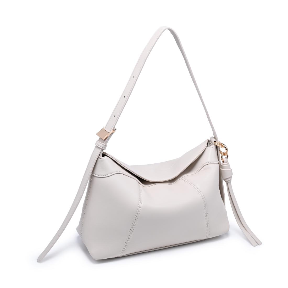 Woman wearing Ivory Urban Expressions Waylon Shoulder Bag 840504205149 View 6 | Ivory