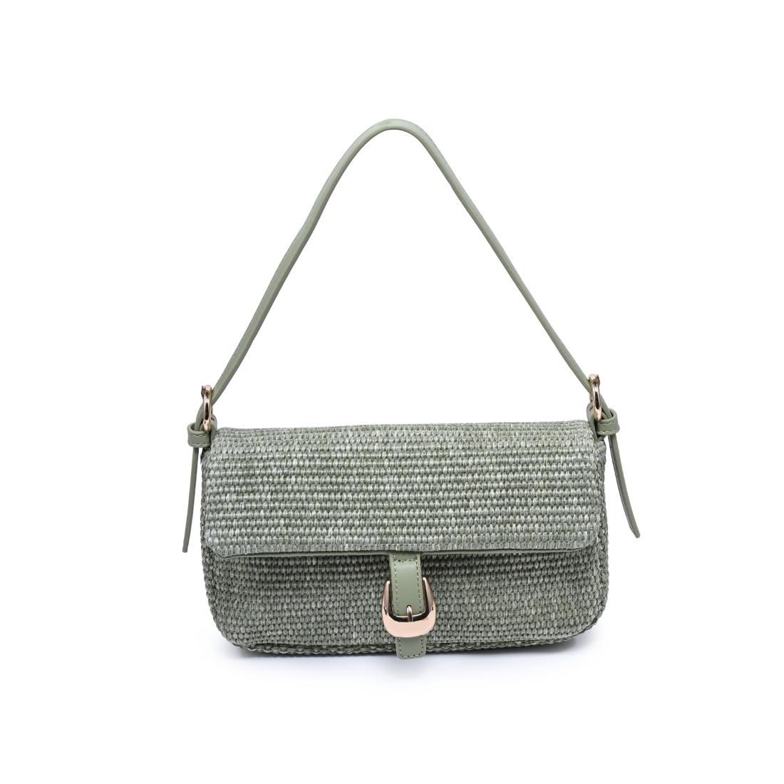 Urban Expressions Gloria - Straw Crossbody 840504205408 View 5 | Sage