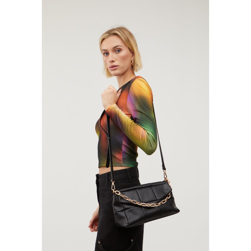 Woman wearing Black Urban Expressions Claudine Crossbody 840611113672 View 2 | Black