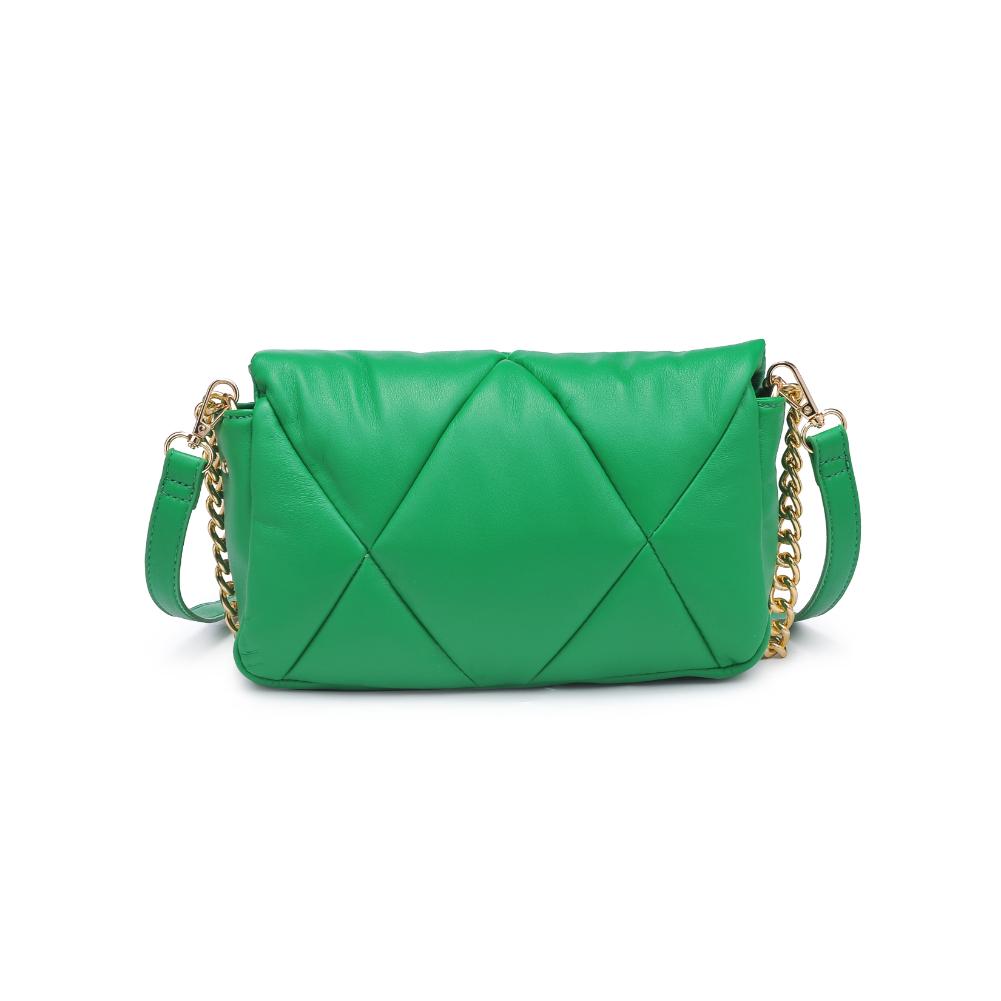 Woman wearing Kelly Green Urban Expressions Anderson Crossbody 840611121769 View 7 | Kelly Green