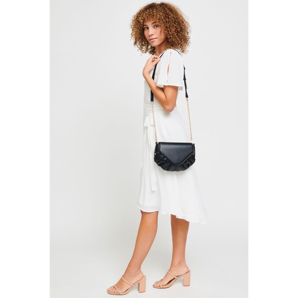 Woman wearing Black Urban Expressions Gemma Crossbody 840611179456 View 2 | Black