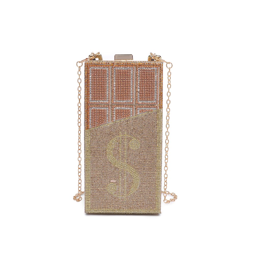 Product Image of Urban Expressions Willie Minaudiere 840611101204 View 7 | Chocolate