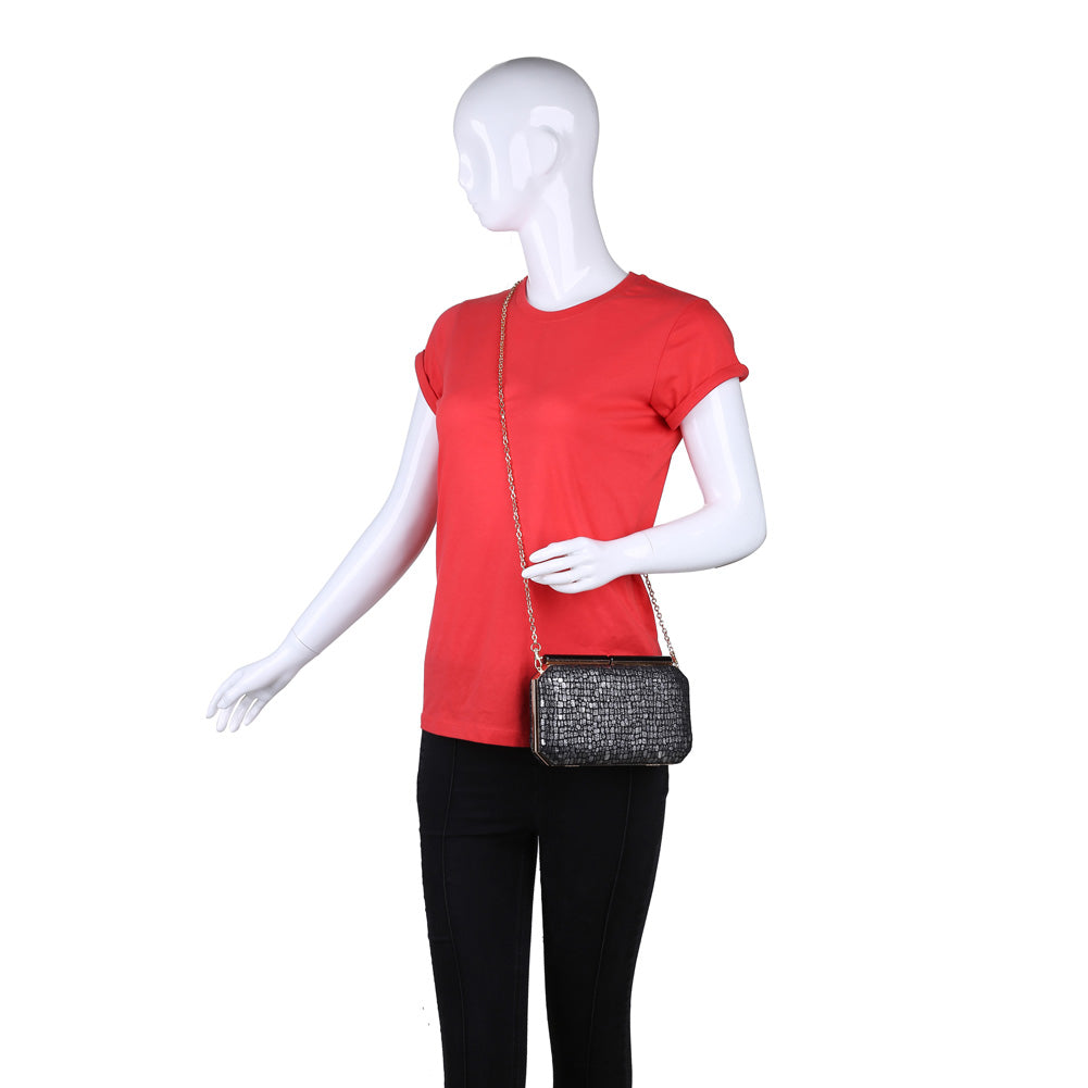 Product Image of Urban Expressions Meghan Clutch NA-840611157126 View 5 | Silver