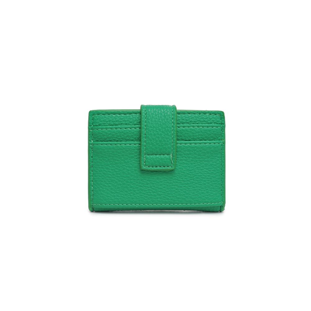 Woman wearing Kelly Green Urban Expressions Lola Card Holder 818209018241 View 7 | Kelly Green