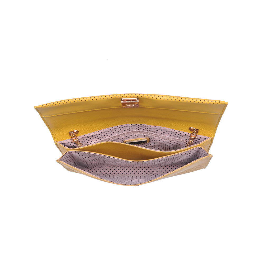 Product Image of Urban Expressions Waverly Clutch NA-840611159557 View 4 | Mustard