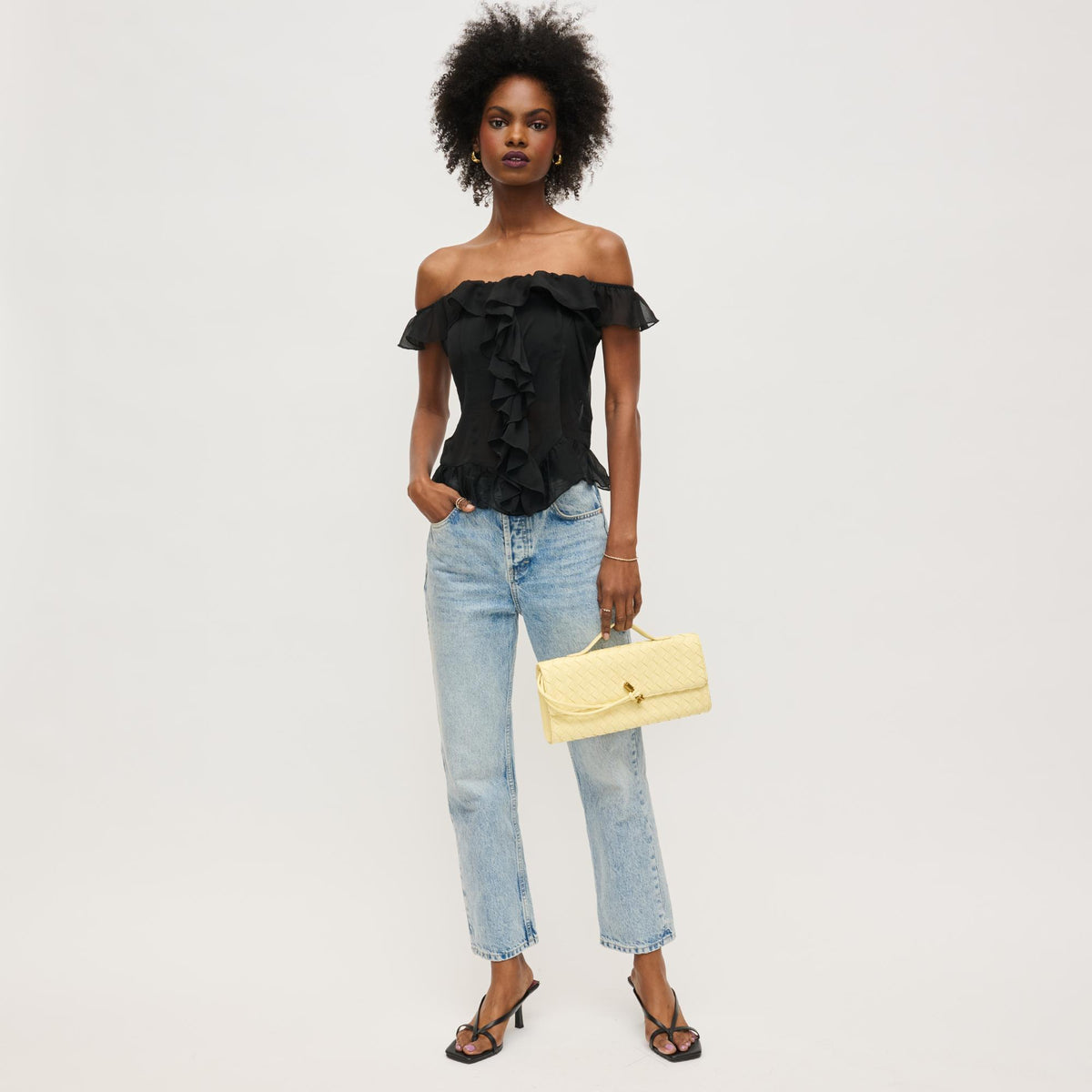 Woman wearing Butter Urban Expressions Ada Crossbody 840611161451 View 3 | Butter