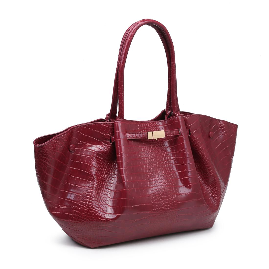 Urban Expressions Kaia - Croco Tote 840504210730 View 2 | Wine