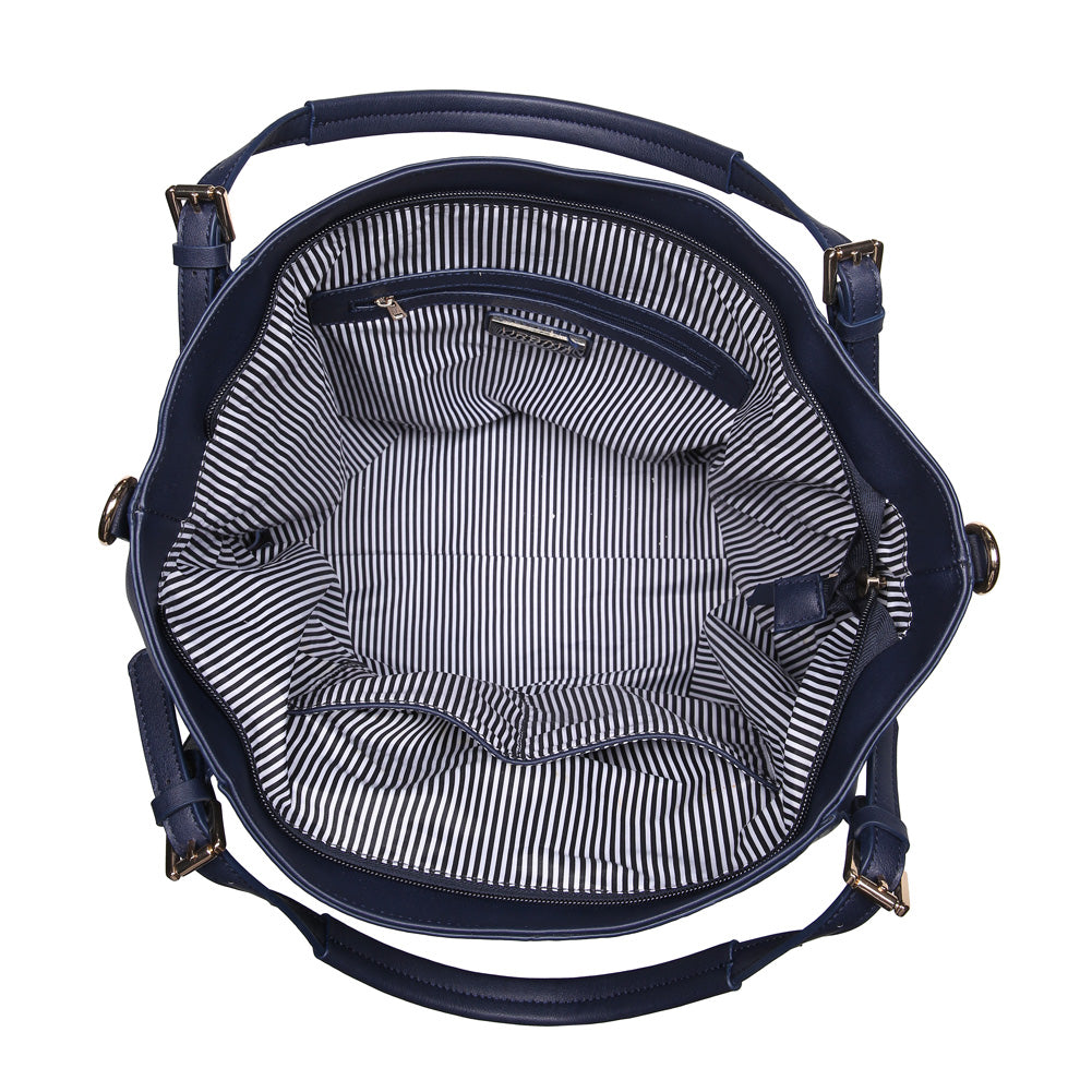 Product Image of Urban Expressions Jak Pebble Tote NA-840611155207 View 4 | Navy