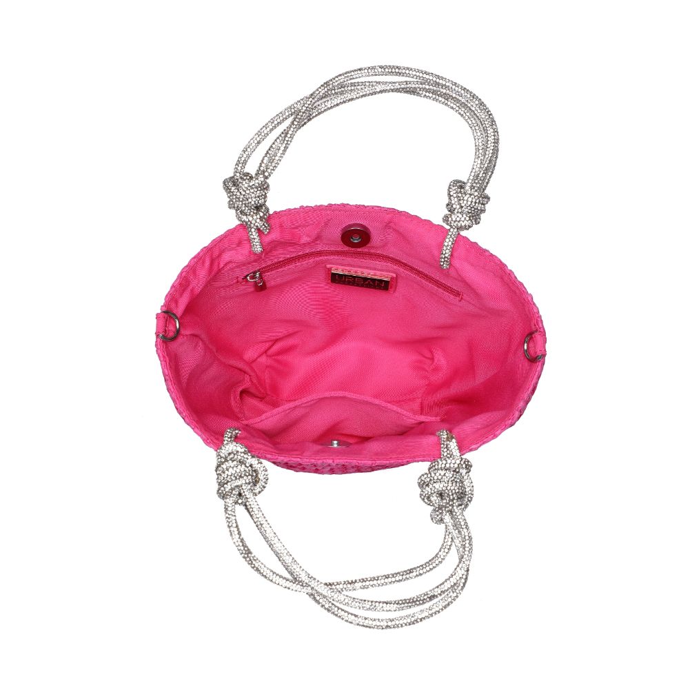 Woman wearing Hot Pink Urban Expressions Gaia Tote 840611123947 View 9 | Hot Pink