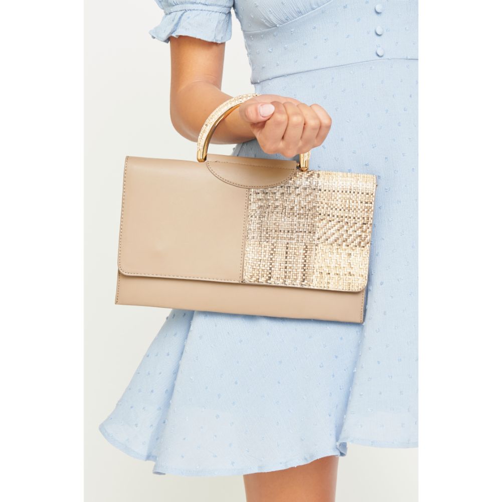 Woman wearing Natural Urban Expressions Rumi Clutch 840611170736 View 2 | Natural