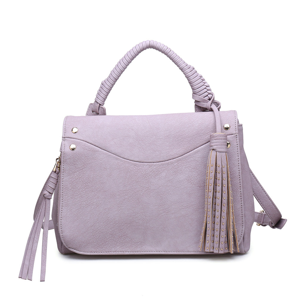 Product Image of Urban Expressions Jonah Satchel 840611144881 View 1 | Lavender