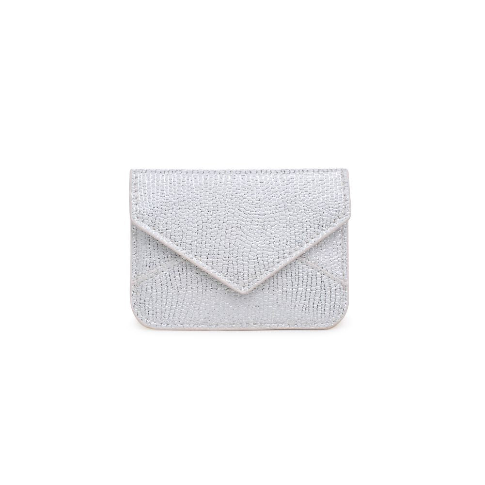 Woman wearing White Urban Expressions Fifi Exotic Card Holder NA-840611124296 View 5 | White