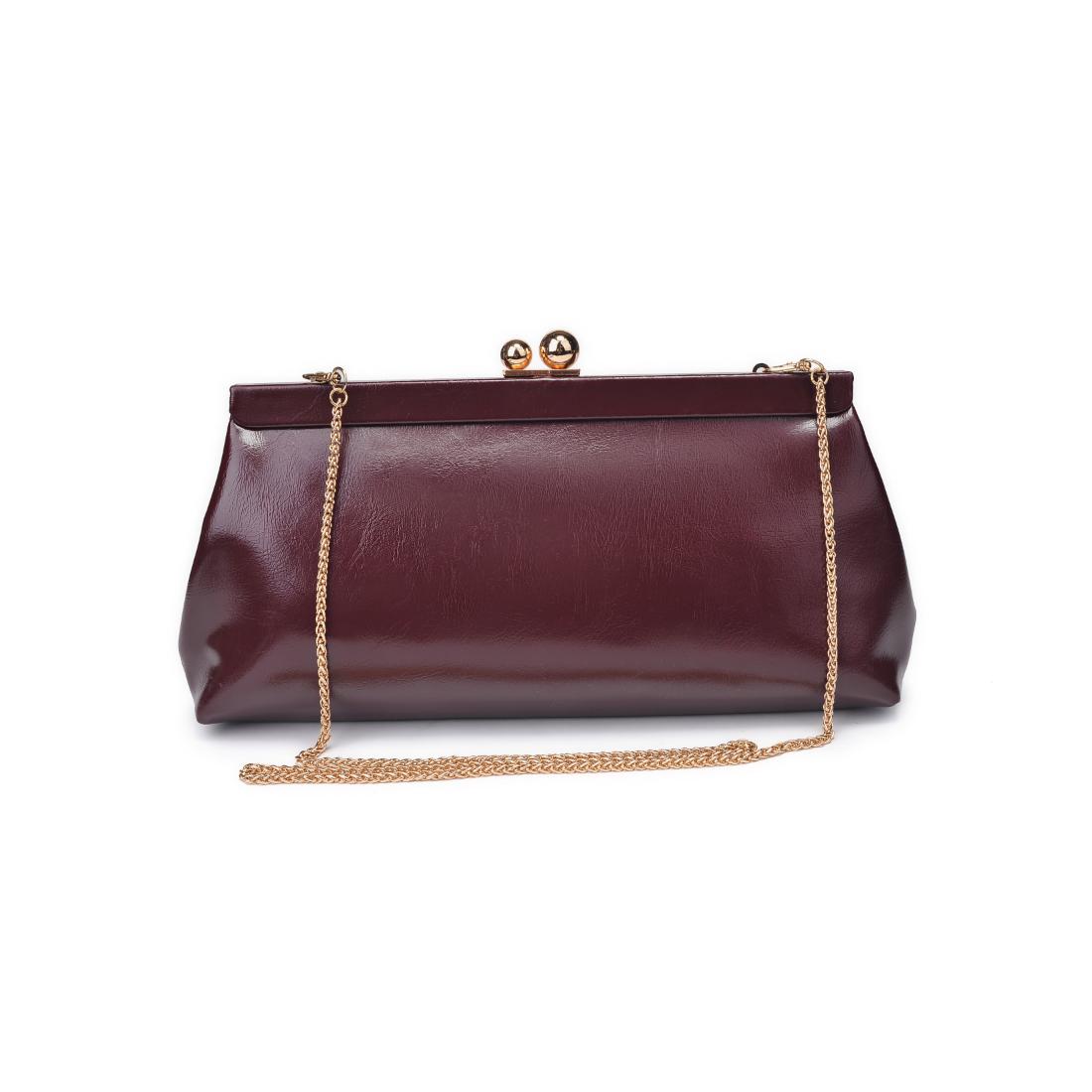 Product Image of Urban Expressions Joplin - Kisslock Clutch 840504200793 View 7 | Burgundy