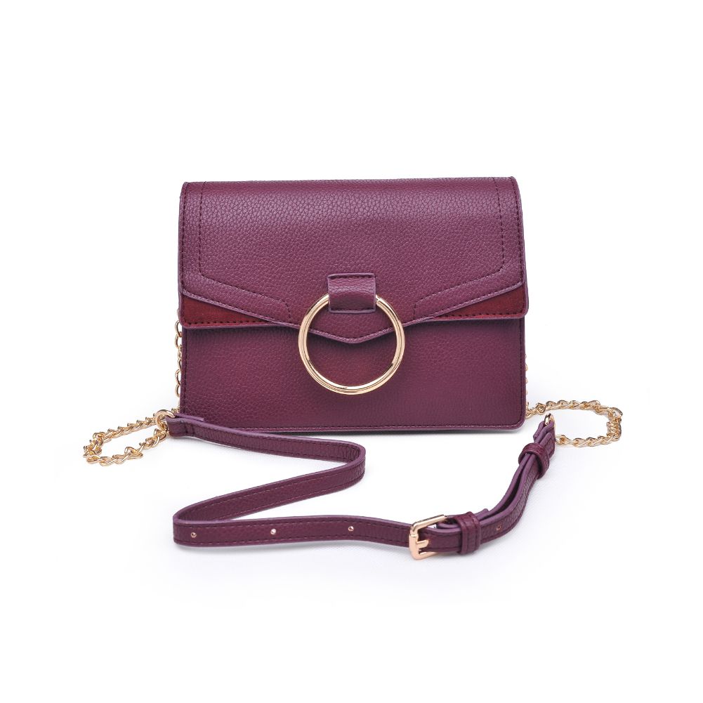 Product Image of Urban Expressions Ella Pebble Crossbody NA-840611162908 View 1 | Plum