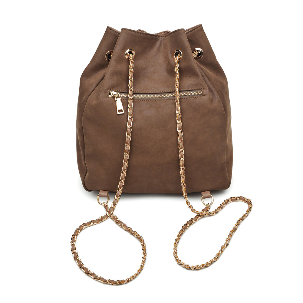 Product Image of Urban Expressions Farrah Backpack NA-840611153678 View 3 | Taupe
