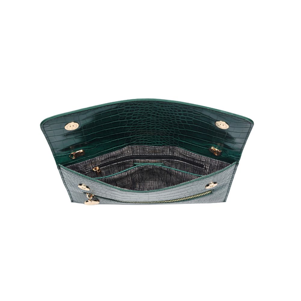 Product Image of Urban Expressions Evette Clutch 840611165534 View 4 | Emerald