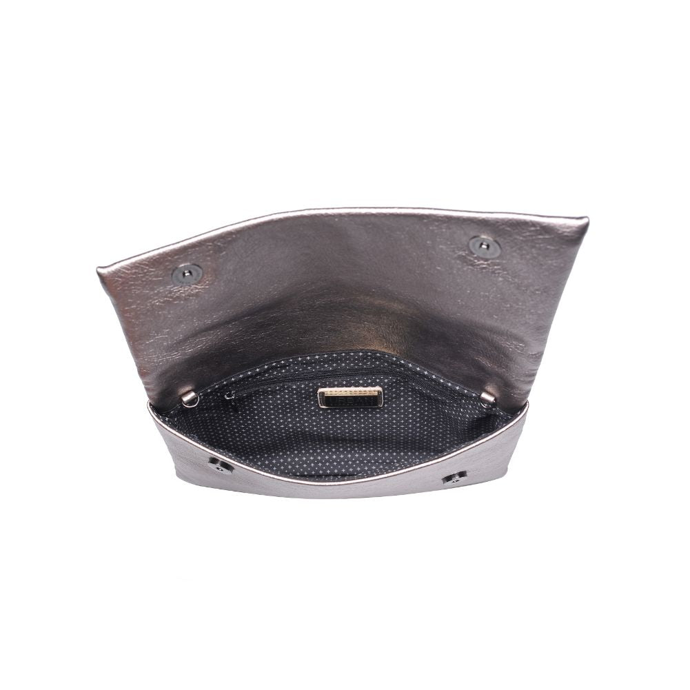 Product Image of Urban Expressions Maddox Clutch 840611167491 View 4 | Pewter