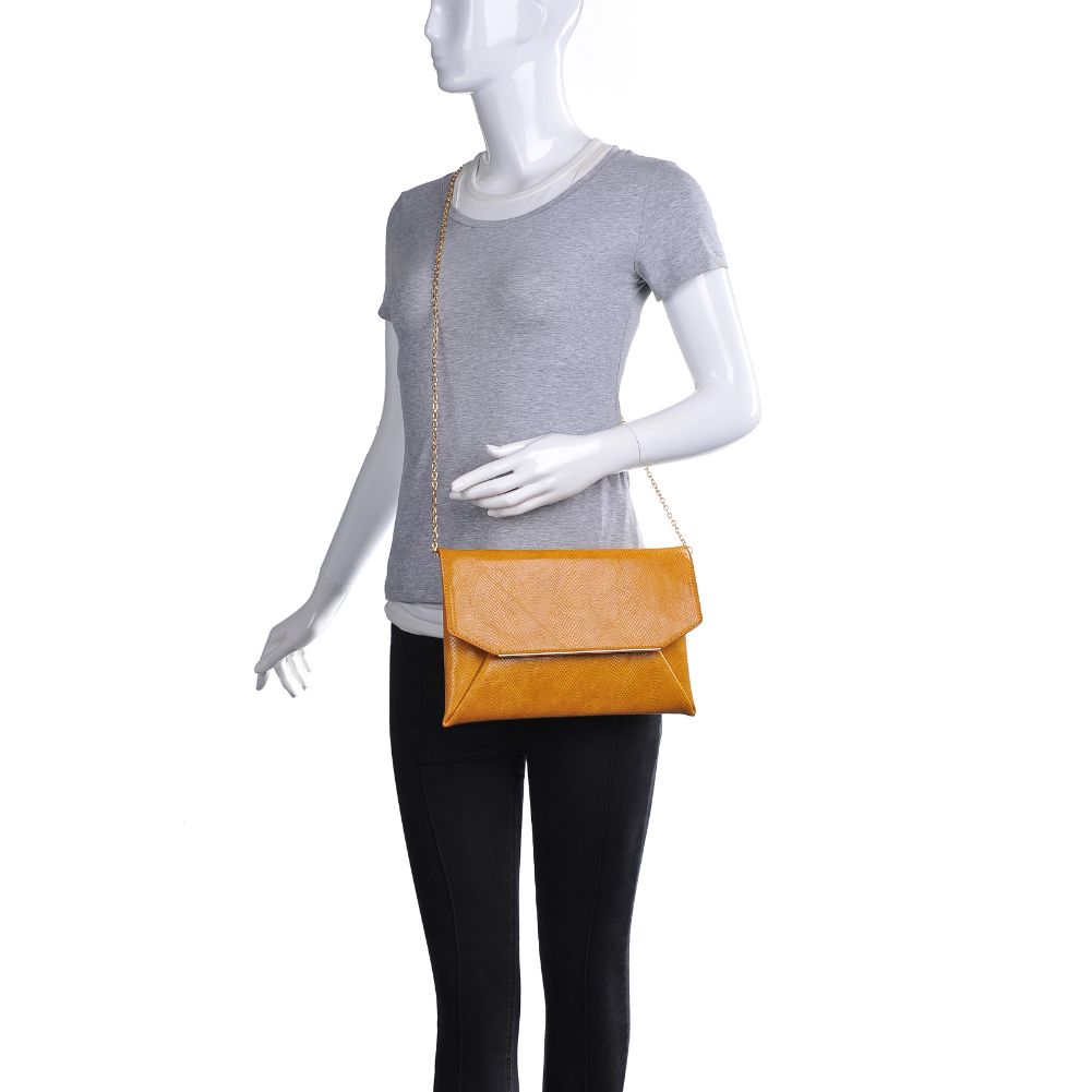 Product Image of Urban Expressions Lena Lizard Clutch 840611174109 View 5 | Dijon