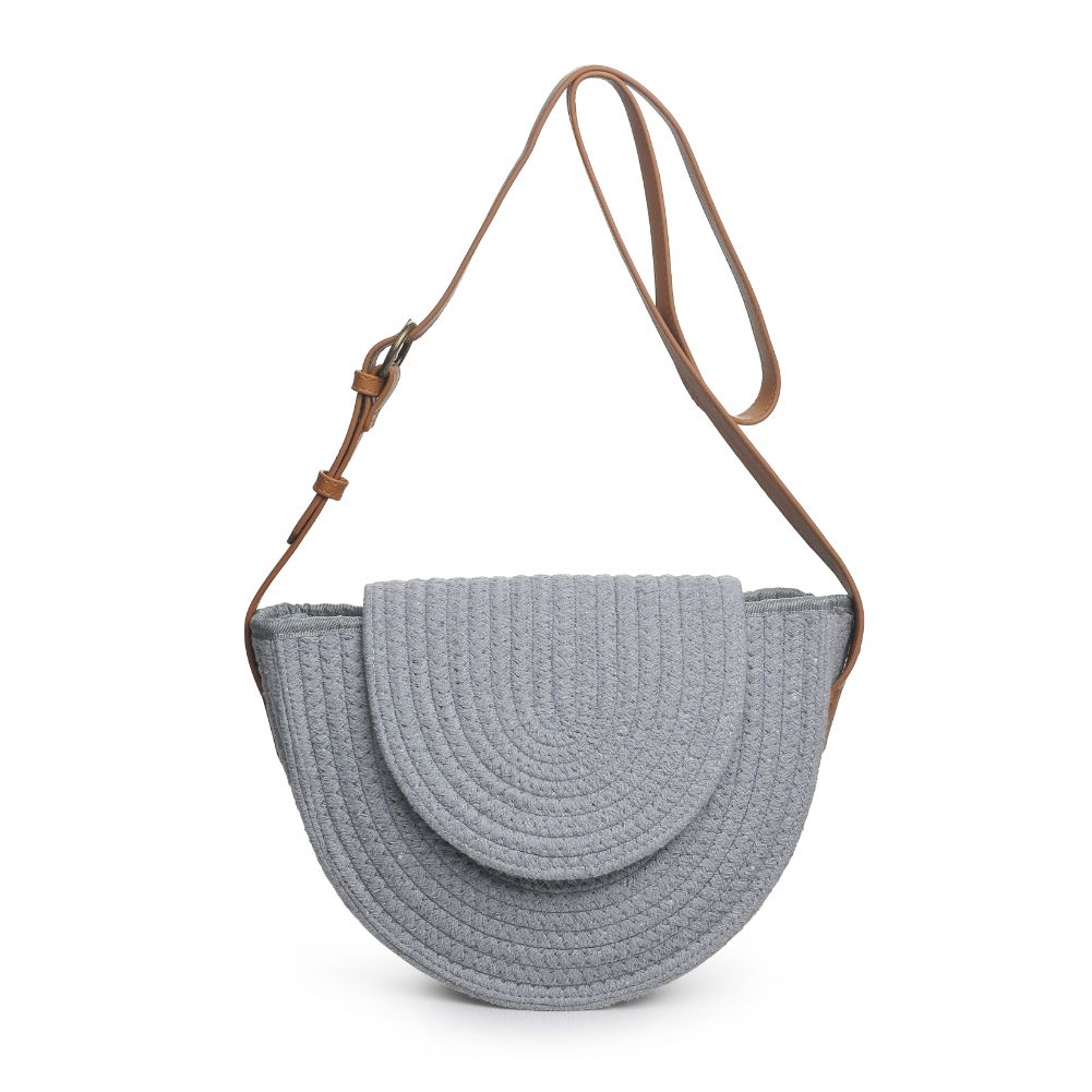 Product Image of Urban Expressions Leland Crossbody 840611171603 View 5 | Grey