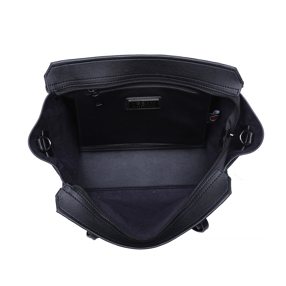 Product Image of Urban Expressions Daine Satchel NA-840611139986 View 4 | Black