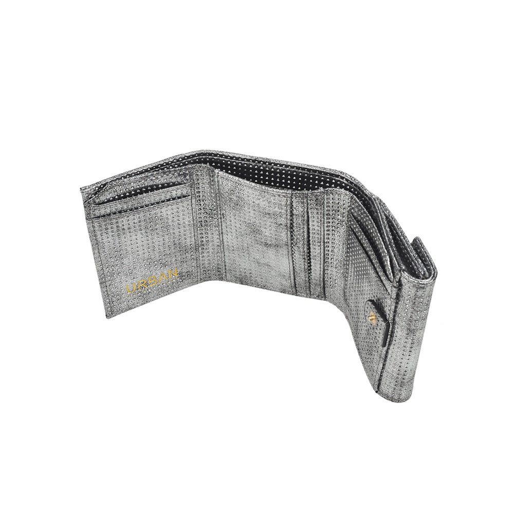 Product Image of Urban Expressions Stormi Wallet NA-840611150394 View 5 | Pewter