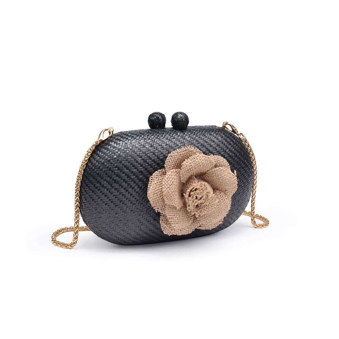 Product Image of Urban Expressions Fleur Evening Bag 840611156488 View 6 | Black