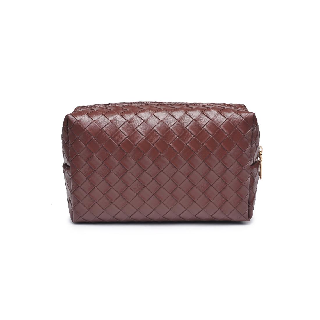 Urban Essentials Weave & Wander Cosmetic & Travel Organizer Pouch 840611197863 View 7 | Chocolate